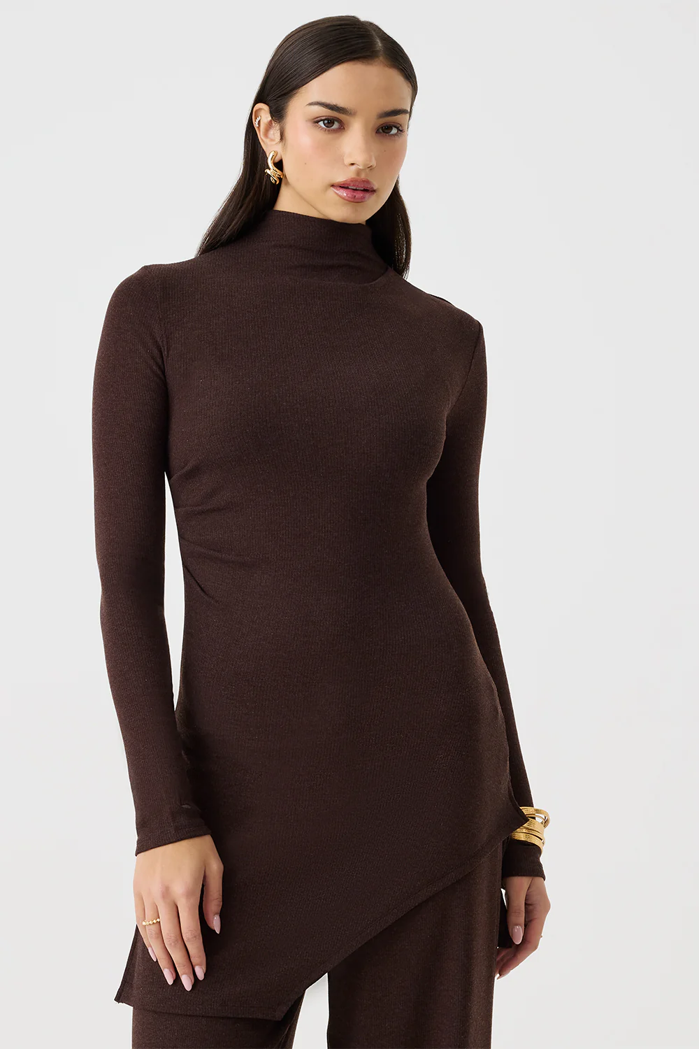 Asymmetric Ribbed Co-ord Top - Image 5