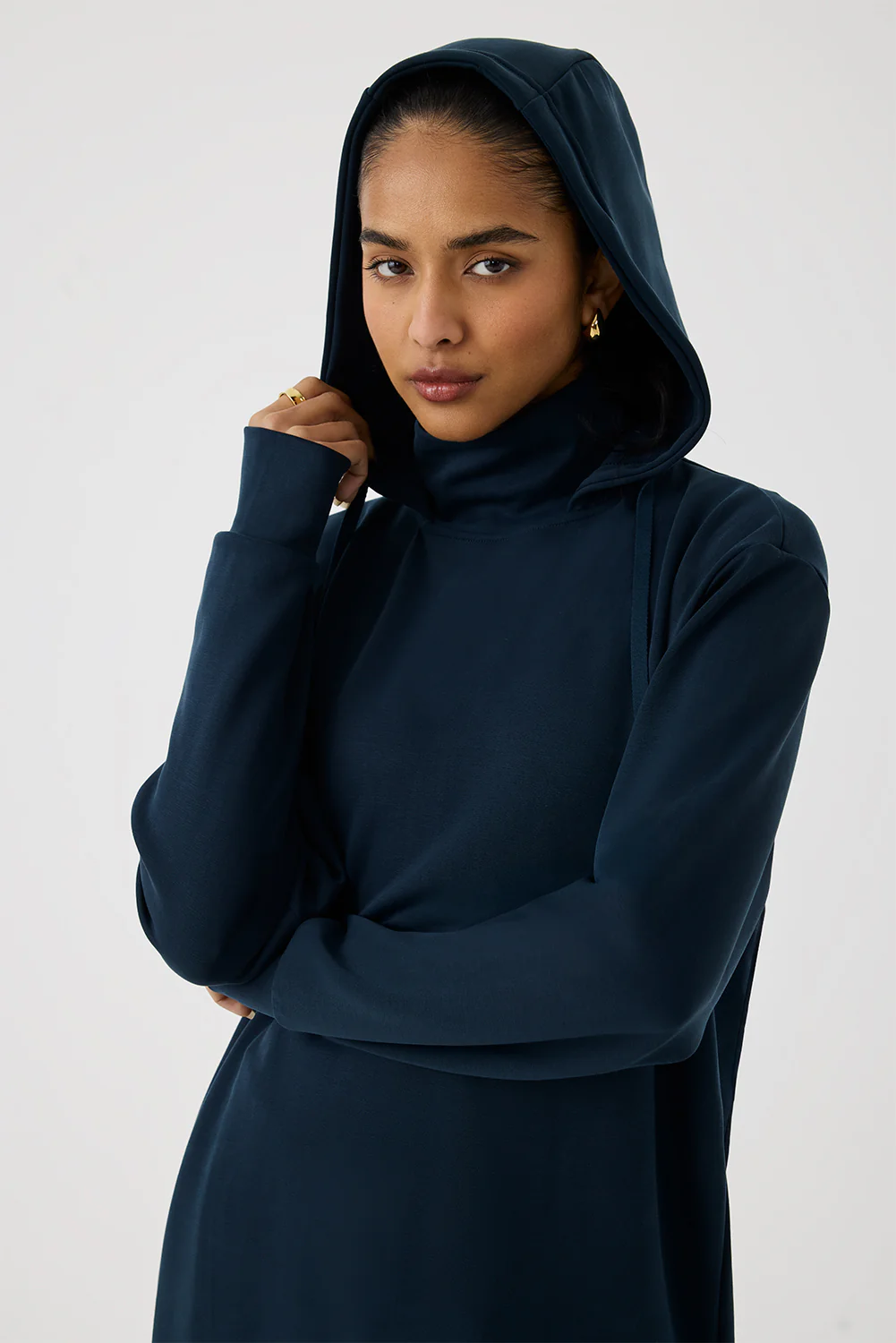 High Neck Hoodie - Image 17