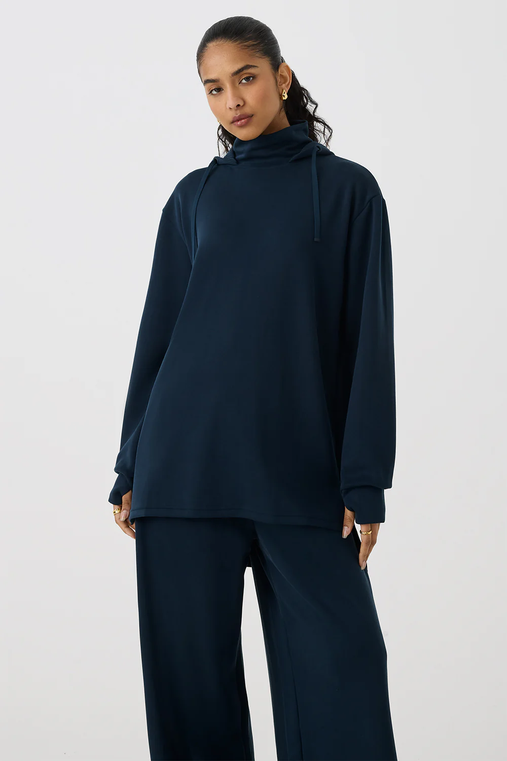 High Neck Hoodie - Image 19
