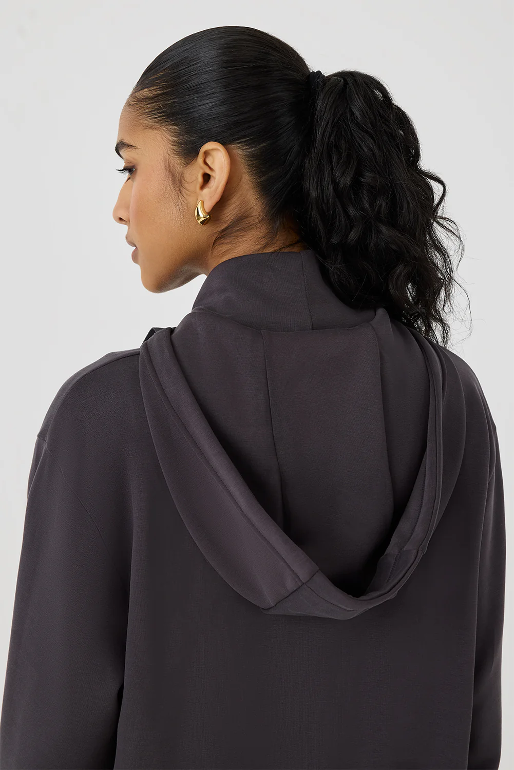 High Neck Hoodie - Image 3