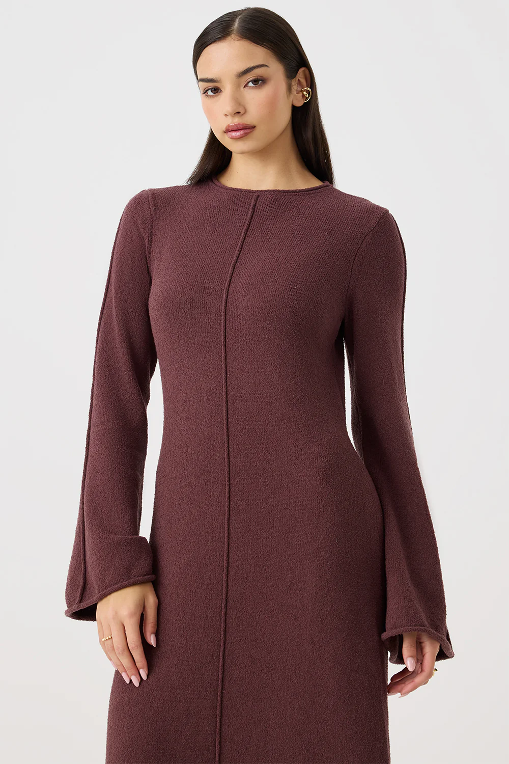 Lina Bouclé Knit Dress - Image 6