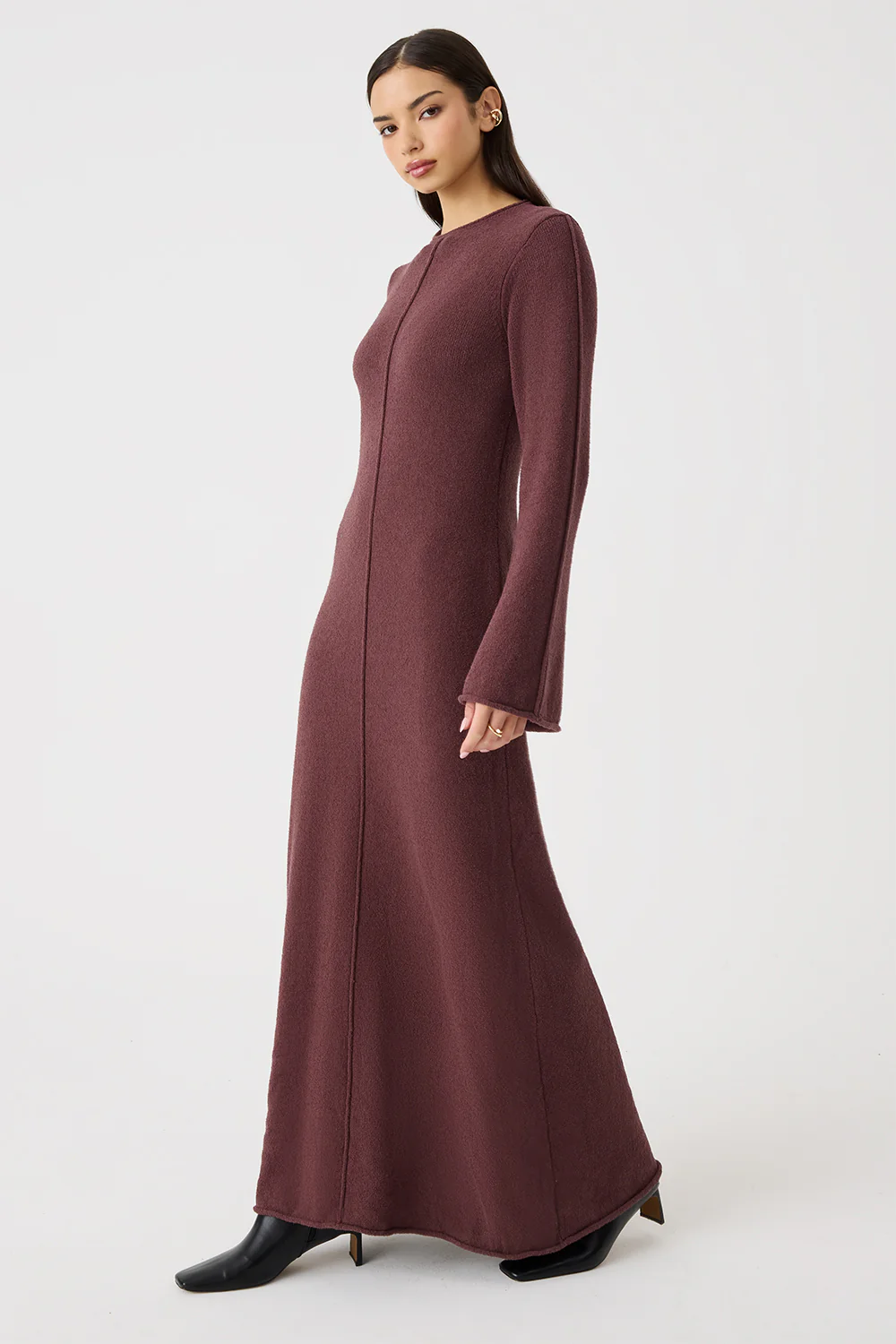 Lina Bouclé Knit Dress - Image 7