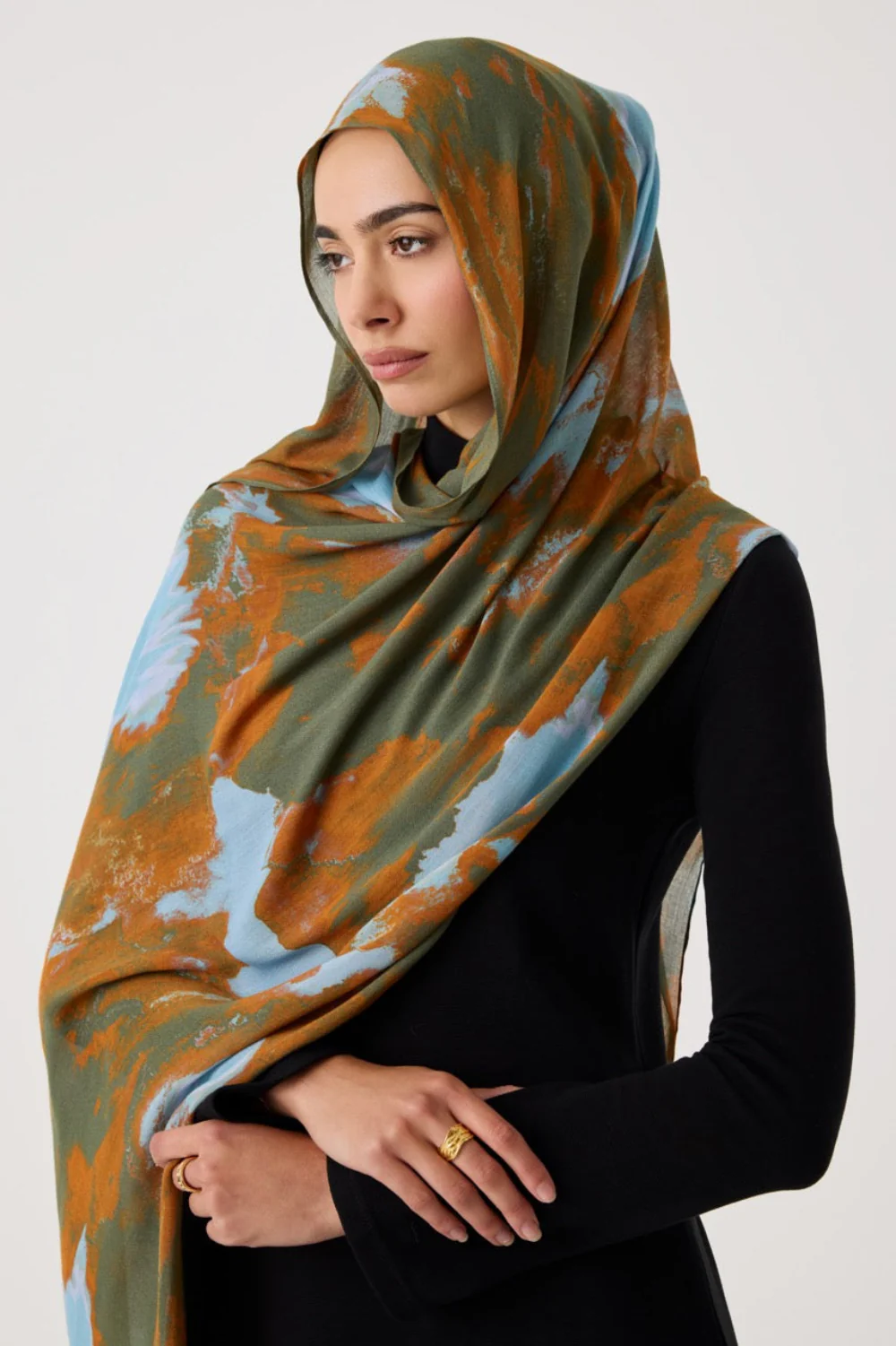 Printed Modal Hijab - Image 13