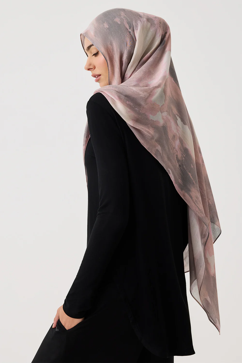 Printed Modal Hijab - Image 30
