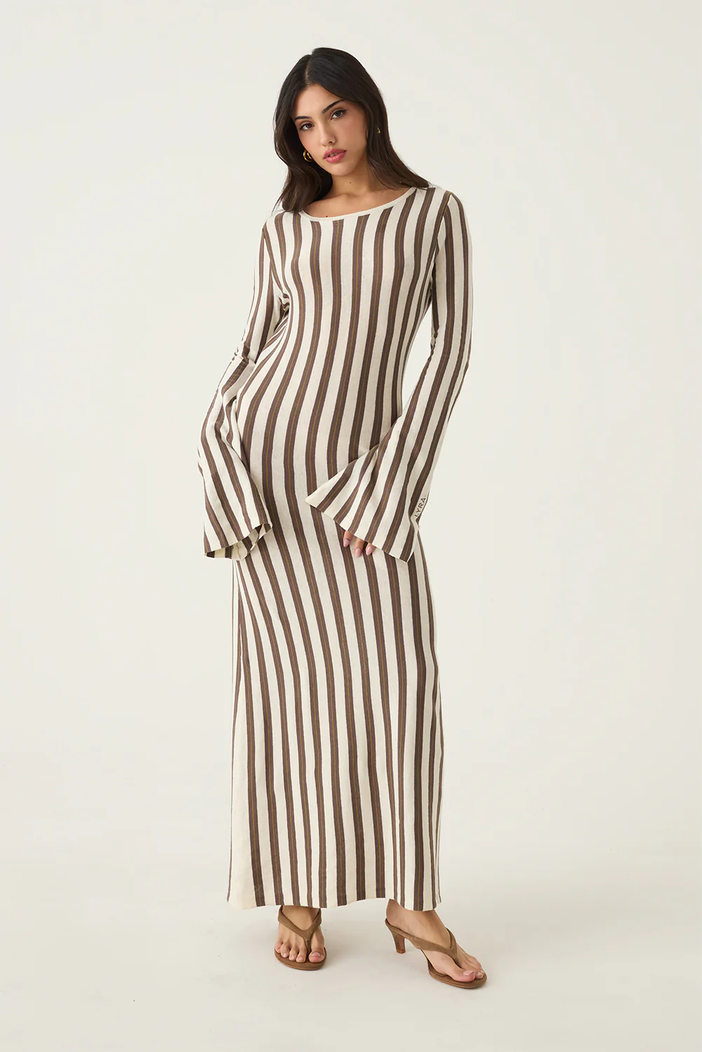 Riana Stripe Dress - Image 2